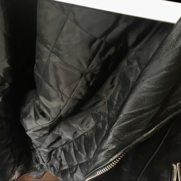 SOLD Unisex Recycled Leather Jacket - Picture 5 of 5